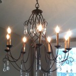 Dining Room chandelier after
